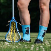 Lacrosse Woven Mid-Calf Socks - Lacrosse Dog