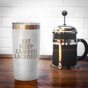 Lacrosse 20 oz. Double Insulated Tumbler - Personalized Eat Sleep Lacrosse