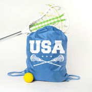 Girls Lacrosse Drawstring Backpack - USA Girls Lacrosse