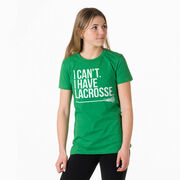 Girls Lacrosse Women's Everyday Tee - I Can't. I Have Lacrosse
