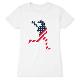 Girls Lacrosse Women's Everyday Tee - Play Lax for USA