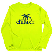 Lacrosse Long Sleeve Performance Tee - Just Chillax'n