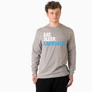 Lacrosse Tshirt Long Sleeve - Eat. Sleep. Lacrosse