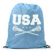 Girls Lacrosse Drawstring Backpack - USA Girls Lacrosse