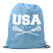 Girls Lacrosse Drawstring Backpack - USA Girls Lacrosse