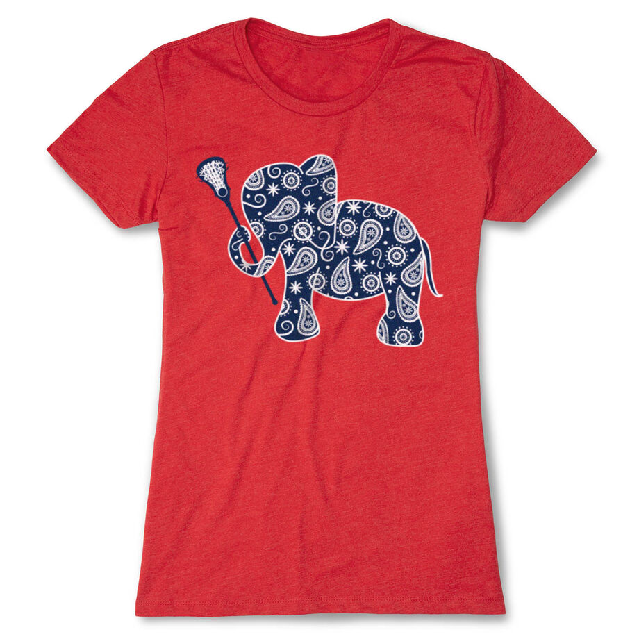 Girls Lacrosse Women's Everyday Tee - Lax Elephant