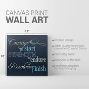 Motivational Canvas Wall Art - Courage To Start