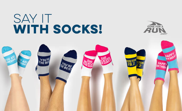 Gifts For Runners: Inspirational Socrates® Socks