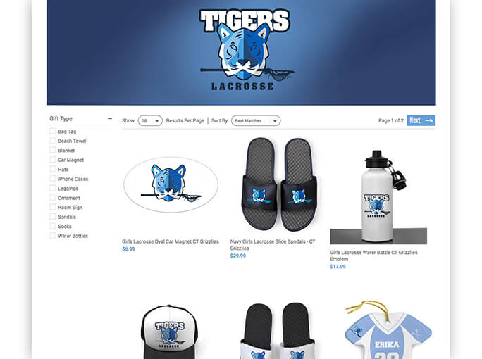 Custom Team Store Snapshot Custom Team Store Snapshot