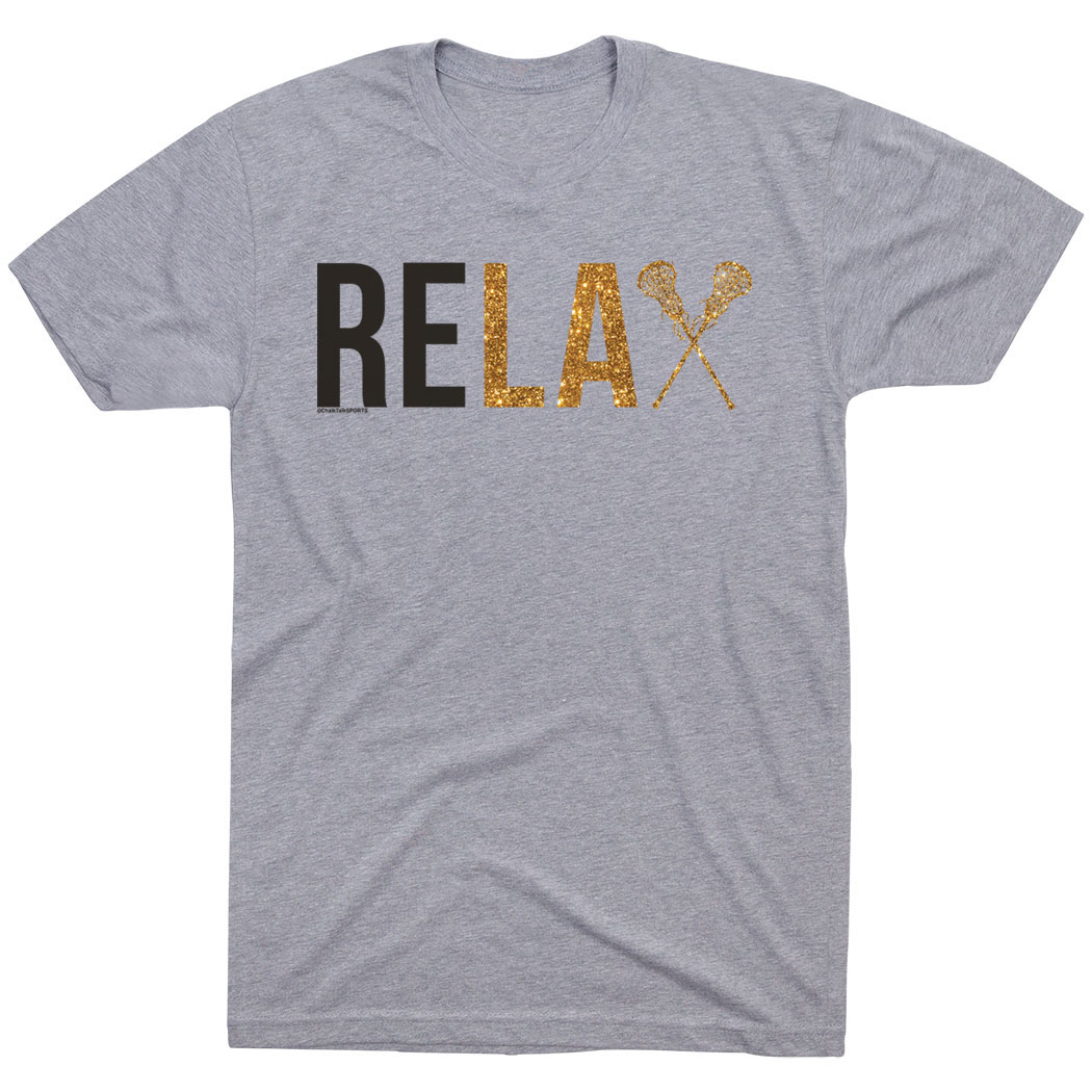 LAX SO HARD Girls Rainbow Lacrosse Head T-Shirt