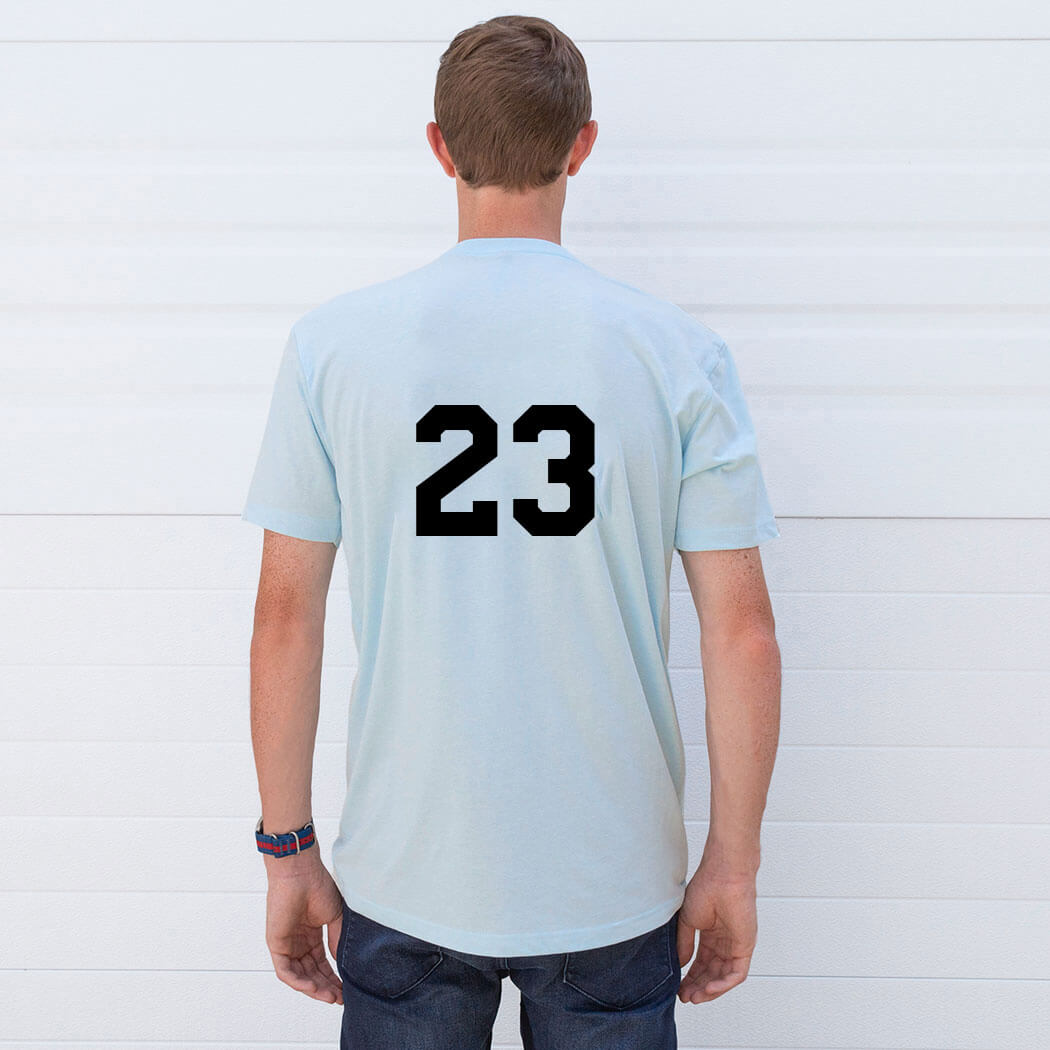 Lacrosse Short Sleeve T-Shirt - Lax Pizza - Personalization Image