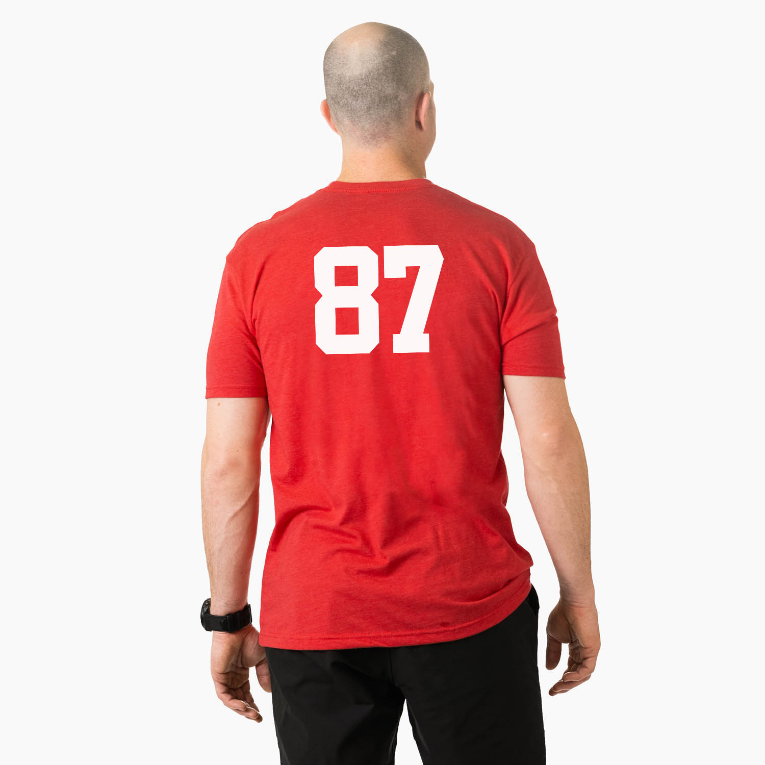 Lacrosse Short Sleeve T-Shirt - Eat. Sleep. Lacrosse. - Personalization Image