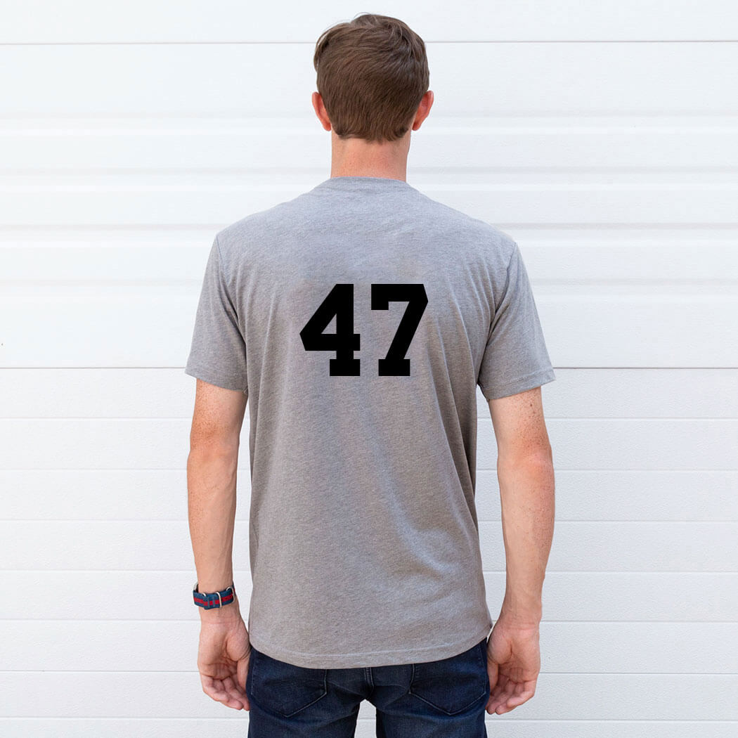 Lacrosse Short Sleeve T-Shirt - Lax Pizza - Personalization Image