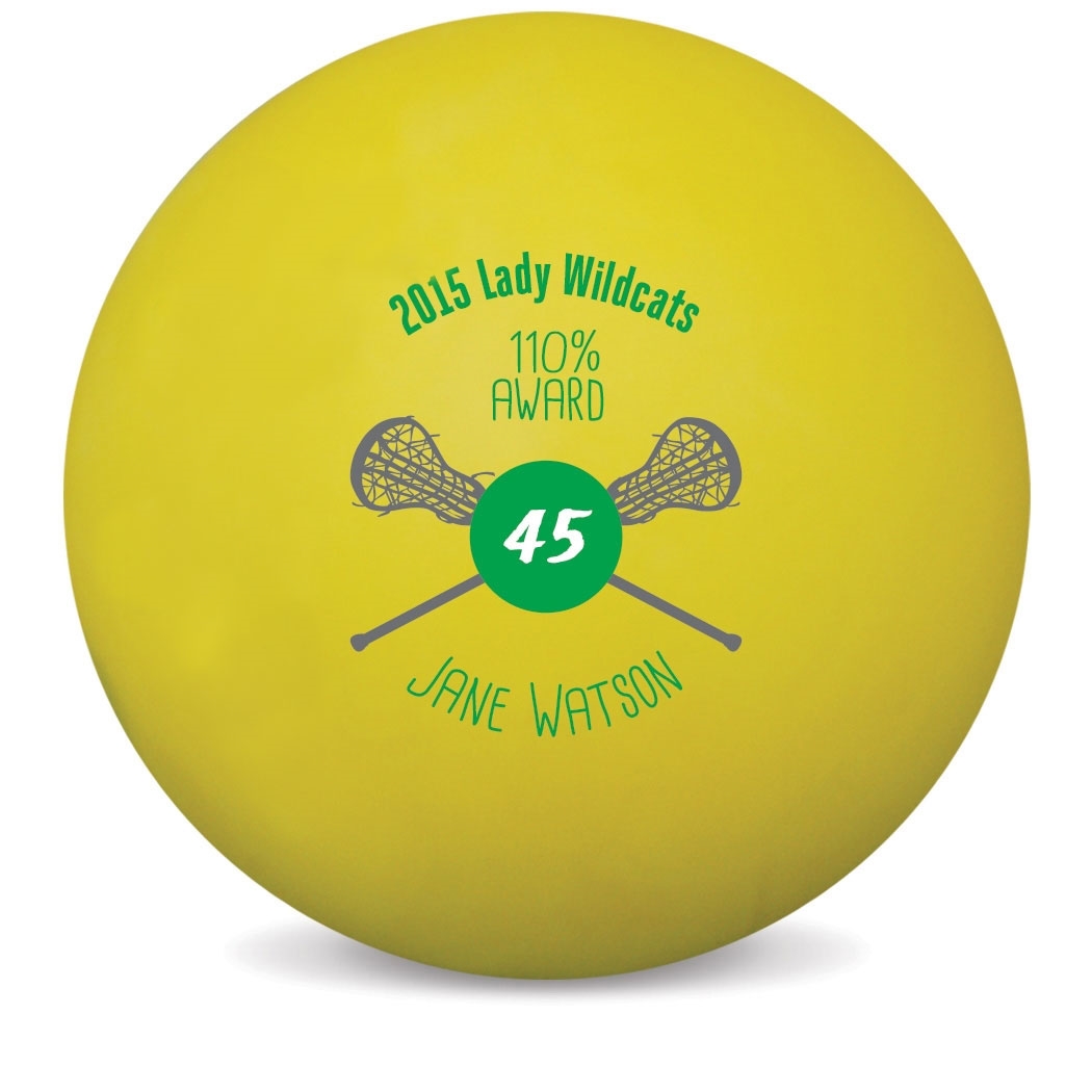 Personalized Lacrosse Ball