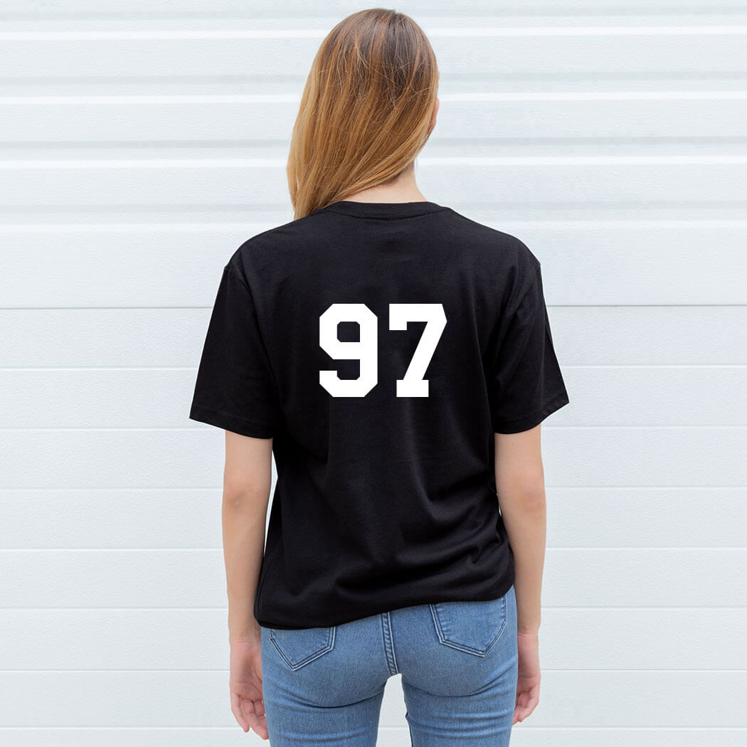 Girls Lacrosse Short Sleeve T-Shirt - Chevron Lax Whale - Personalization Image