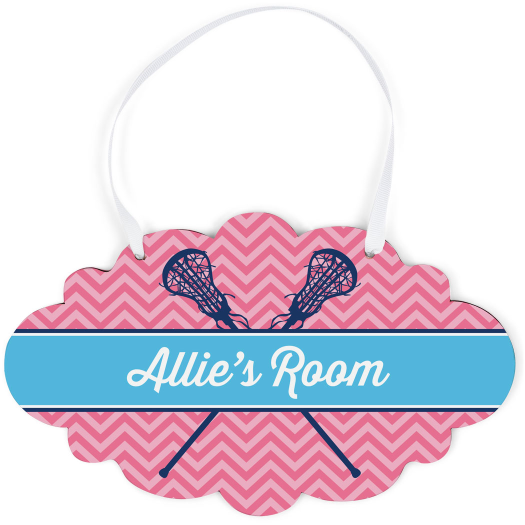 Girls Lacrosse Cloud Sign Personalized Girl Sticks Lacrosse Sticks Chevron To Enlarge