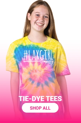 Shop Girls Lacrosse Tie-Dye Tees