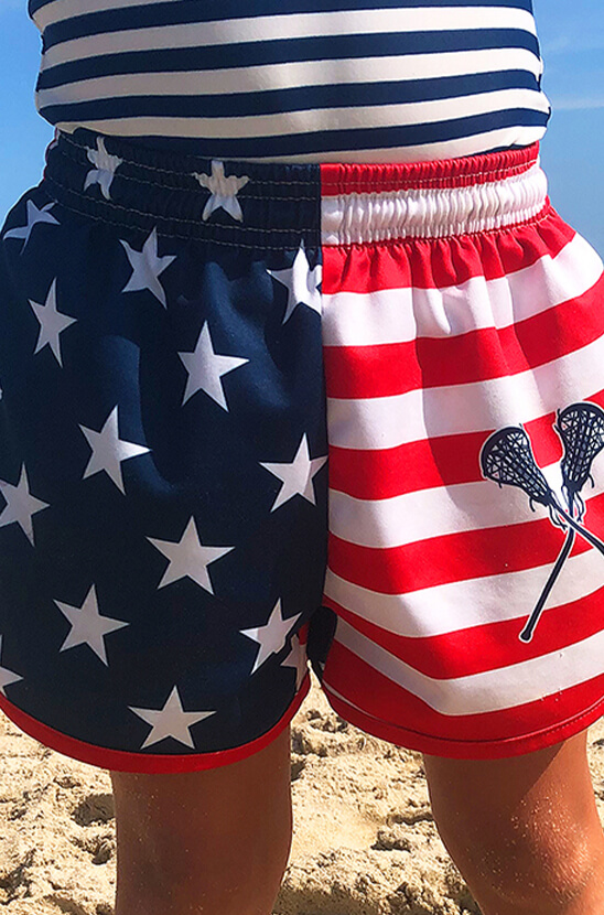 Shop Our Girls Lacrosse USA Shorts