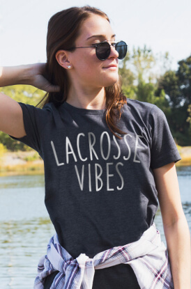 Lacrosse Vibes Fitted T-Shirt